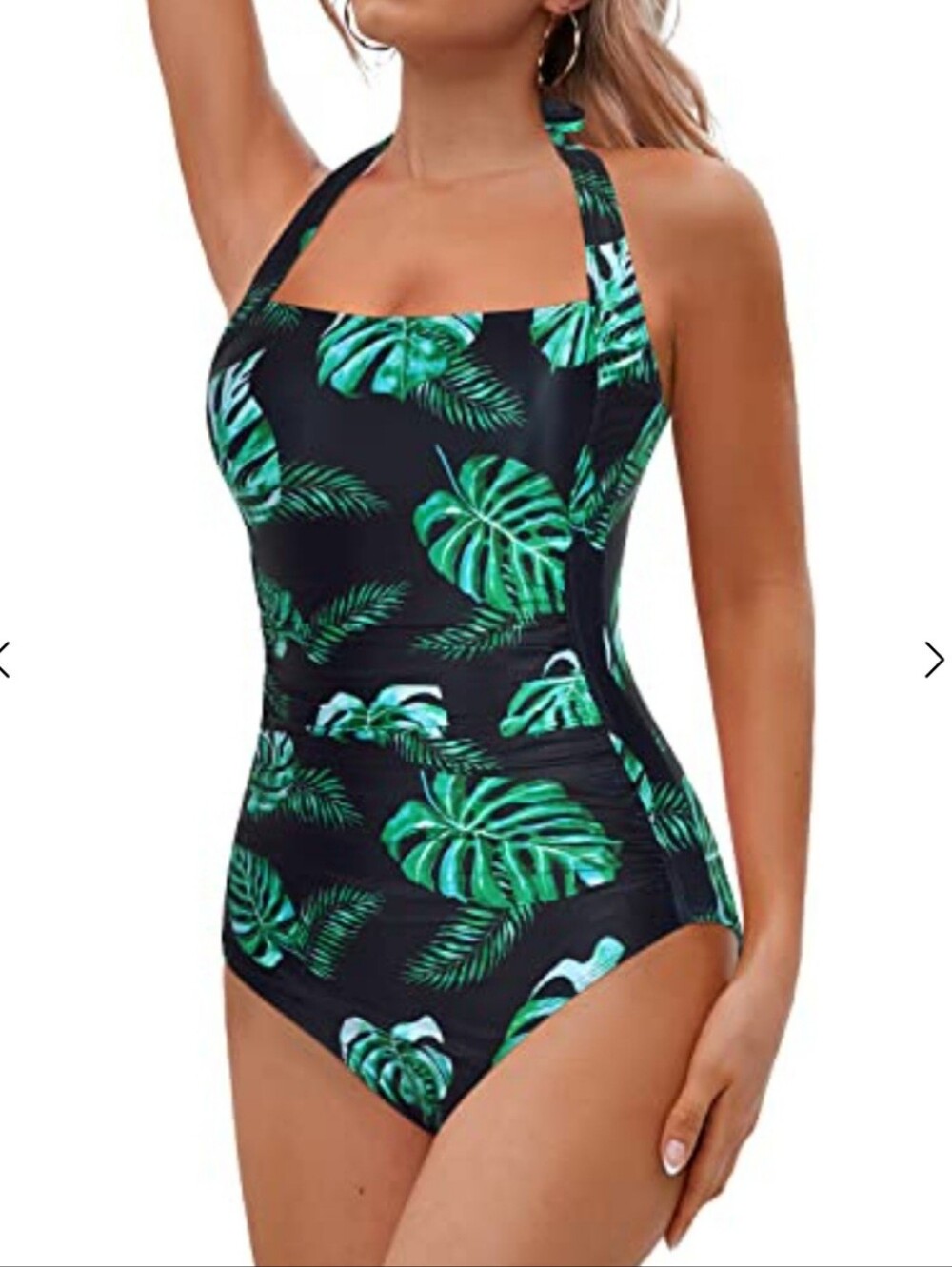 Retro Halterd Swimsuit
